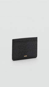Mango card holder victoria in black-052