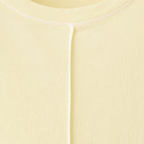 Mango t-shirt coulan in pastel yellow-023