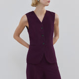 Mango jumpsuit erin in plum - Image 1