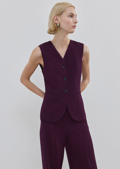 Mango jumpsuit erin in plum - Image 1