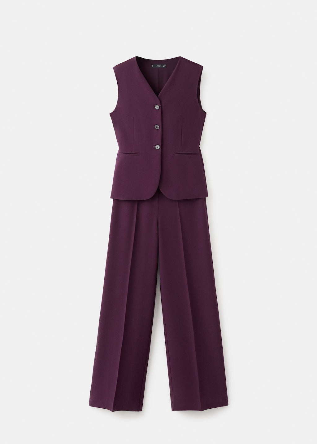 Mango jumpsuit erin in plum - Image 2