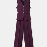 Mango jumpsuit erin in plum - Image 2