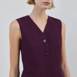 Mango jumpsuit erin in plum - Image 4