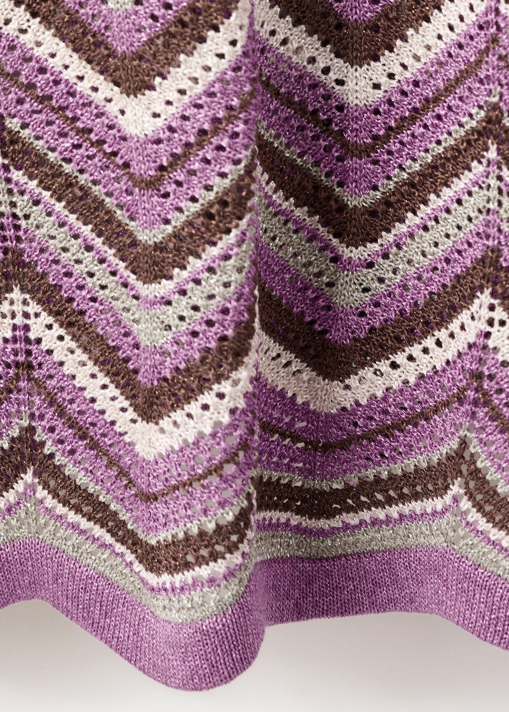 Mango skirt mar in purple - Image 3