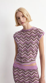 Mango skirt mar in purple - Image 4