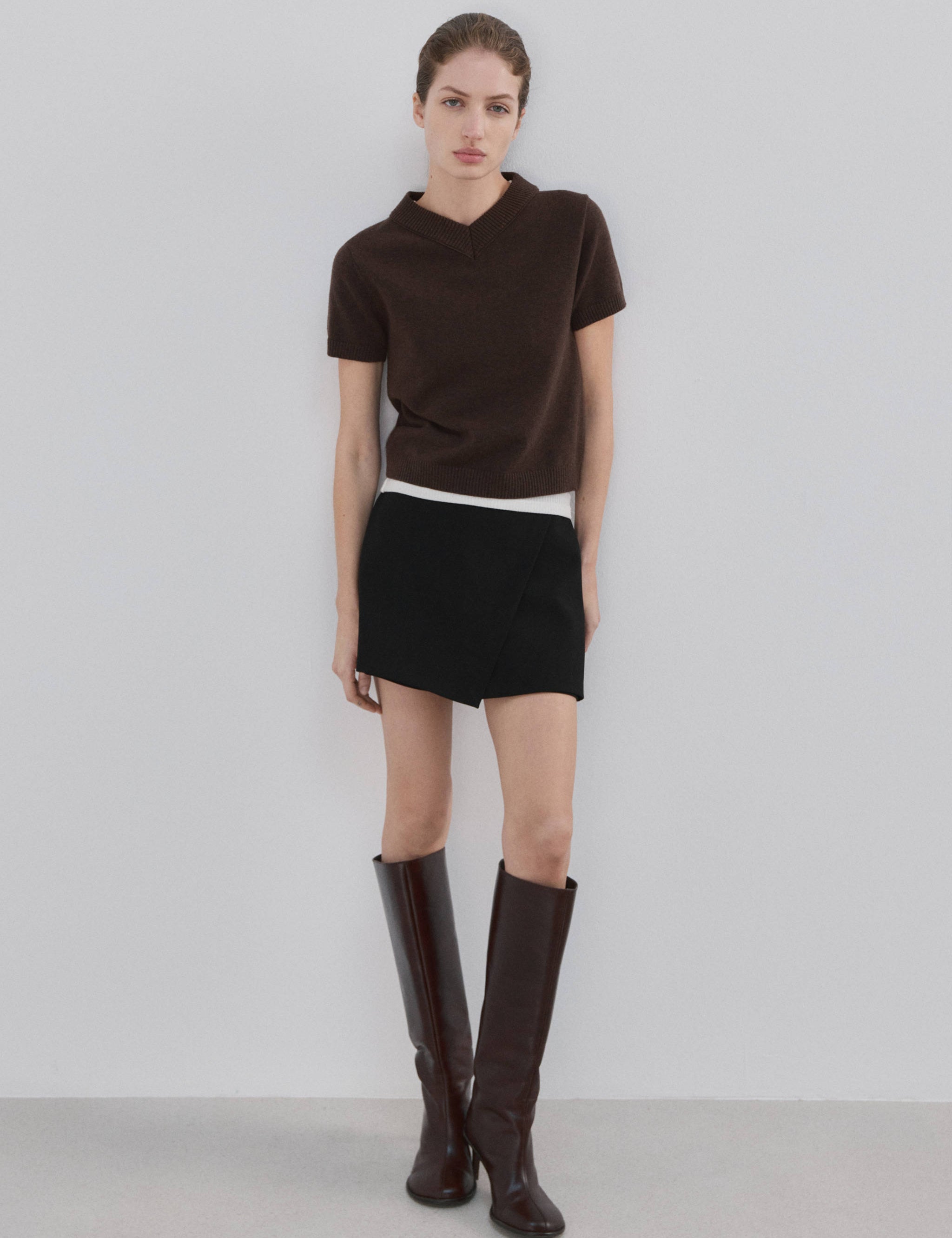 Mango skirt candela2 in black-001