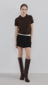 Mango skirt candela2 in black-001