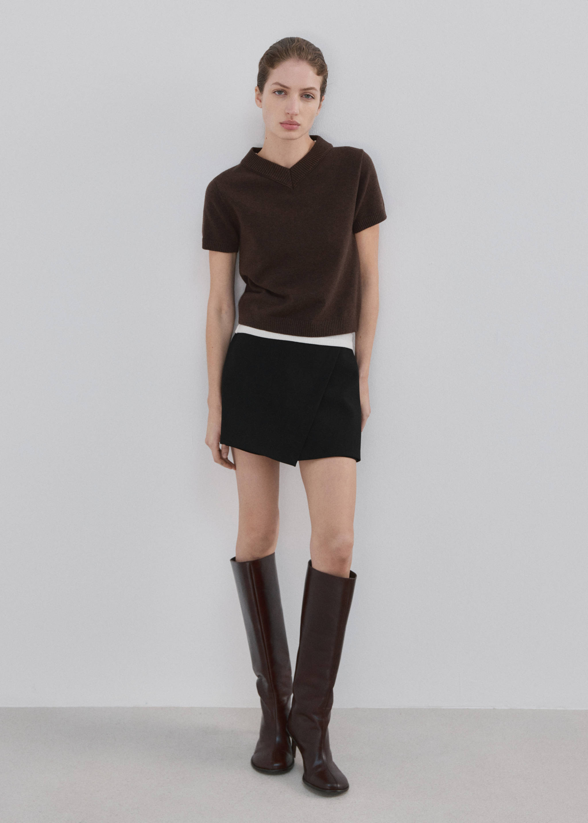 Mango skirt candela2 in black-001