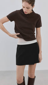 Mango skirt candela2 in black-002