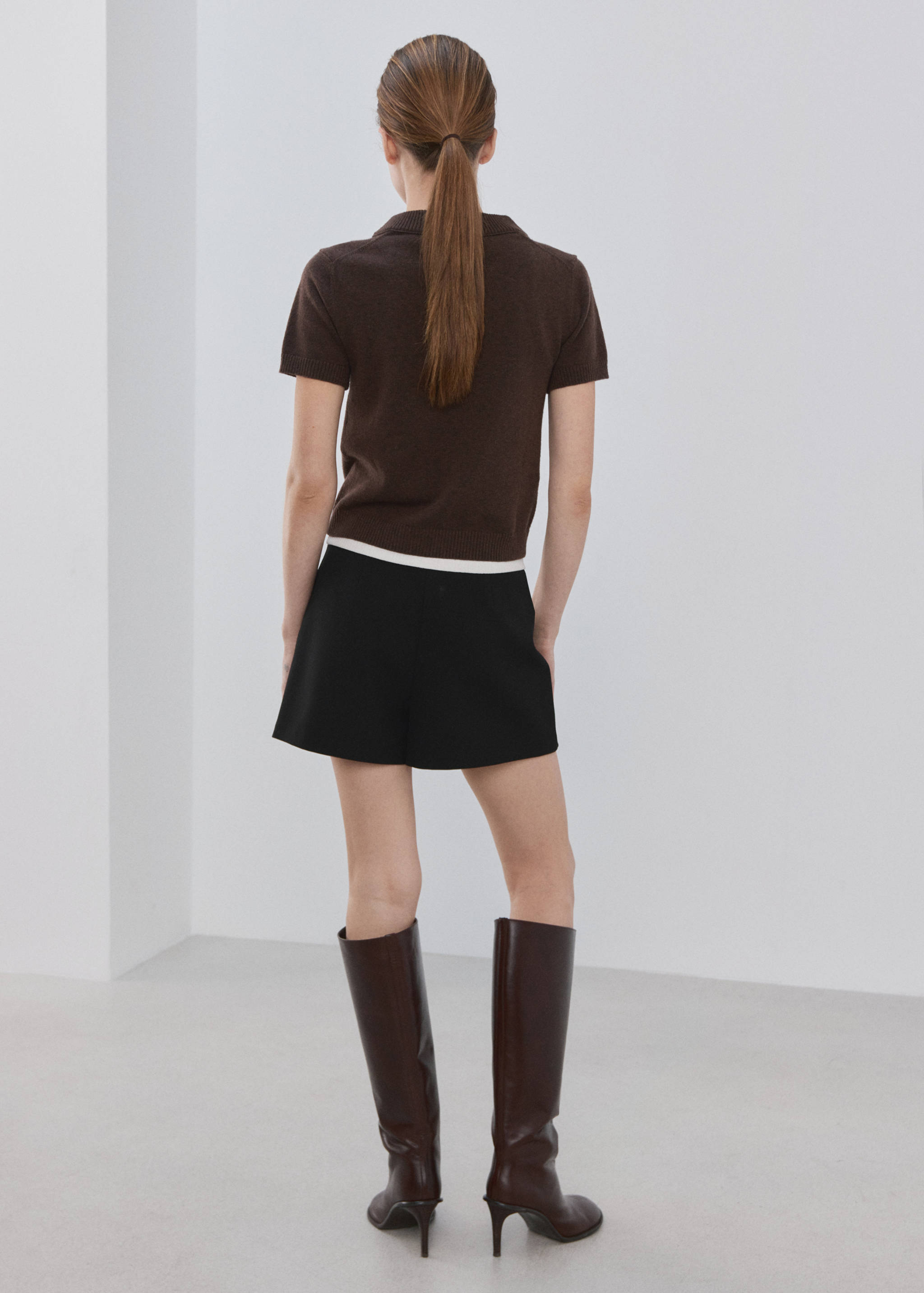 Mango skirt candela2 in black-003