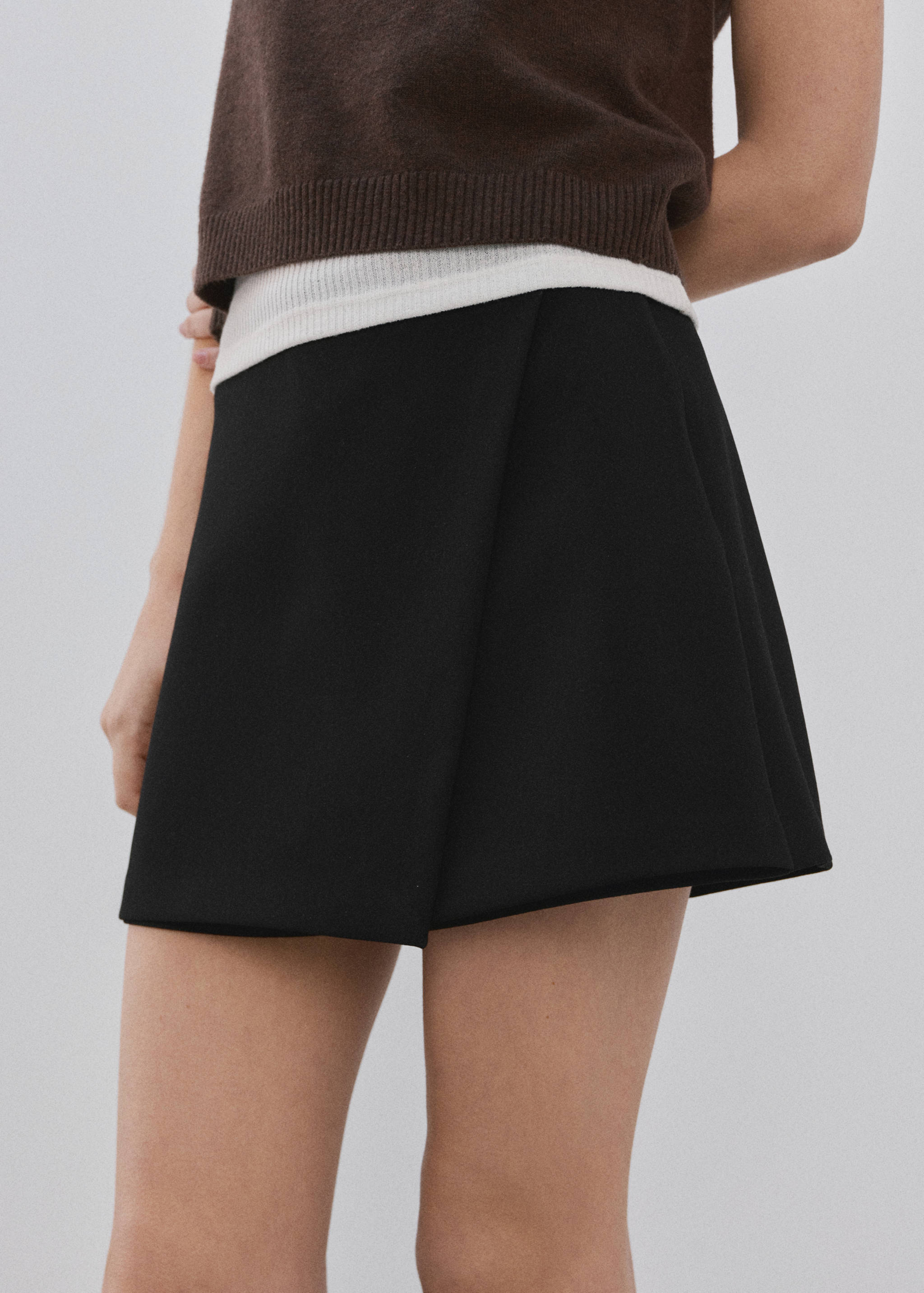 Mango skirt candela2 in black-004