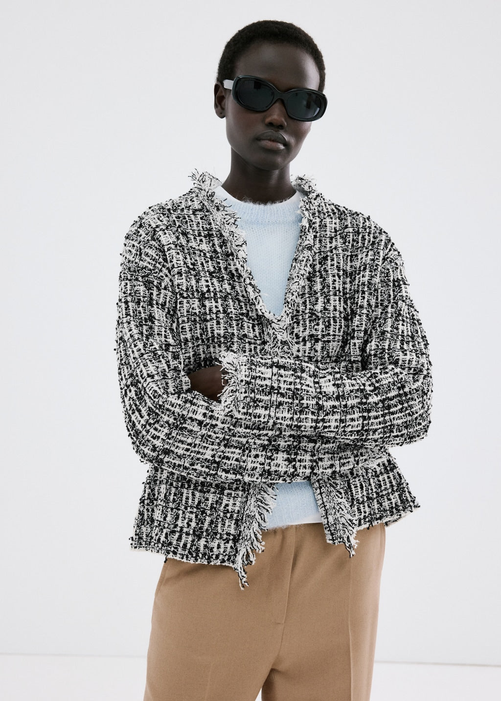 Mango jacket dafne in black - Image 1