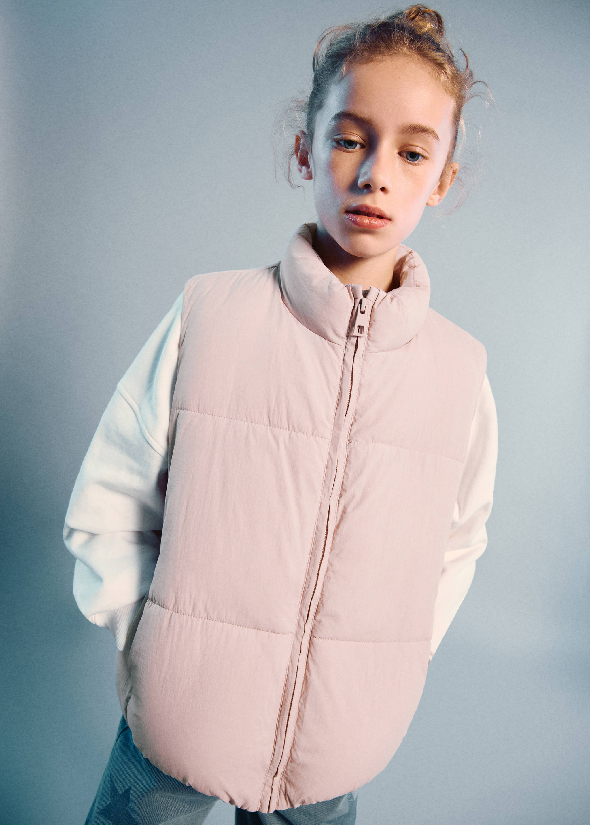 Mango outer vest mae in pink-002