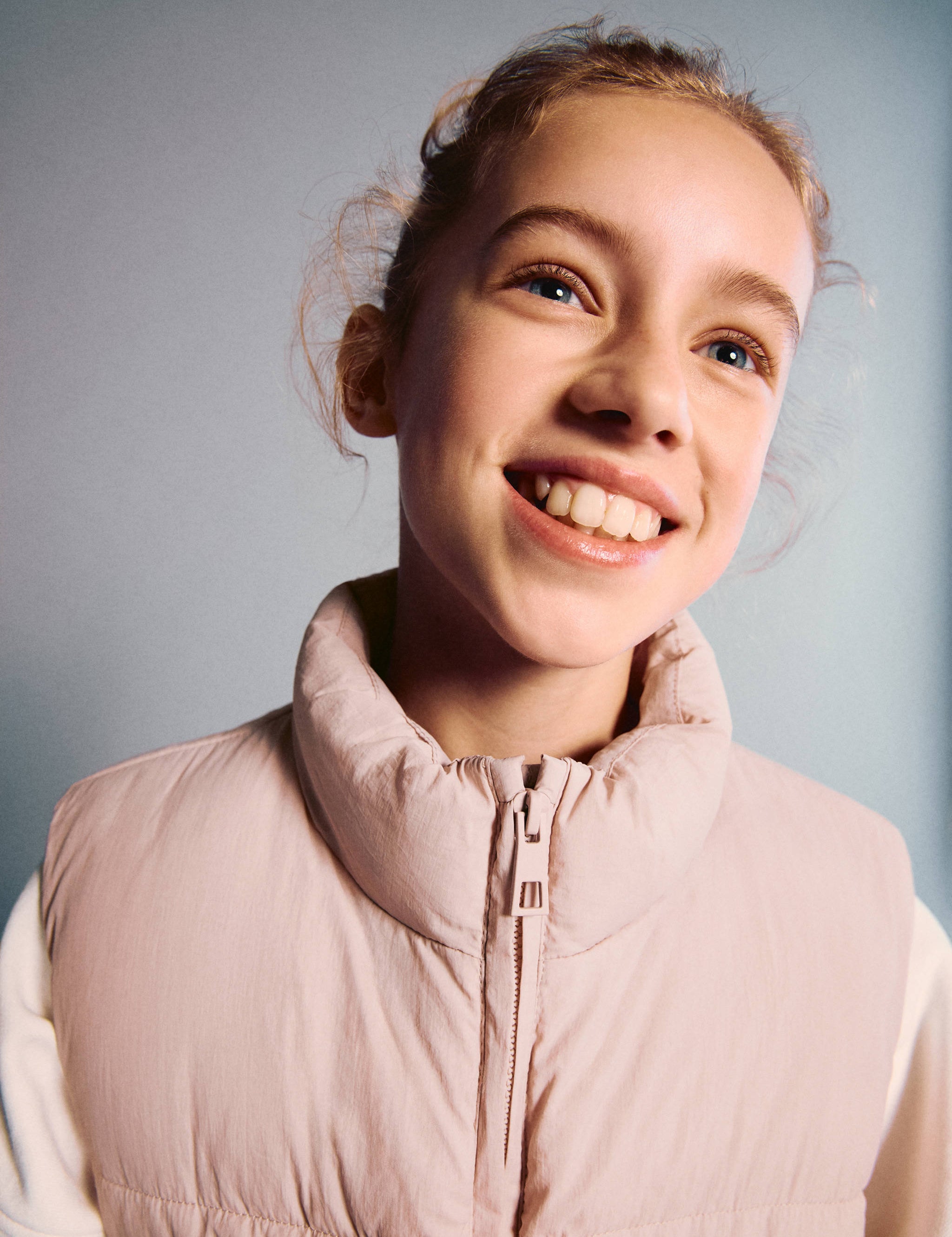 Mango outer vest mae in pink-004