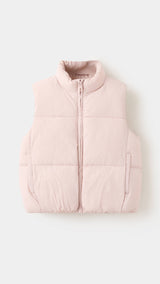 Mango outer vest mae in pink-021