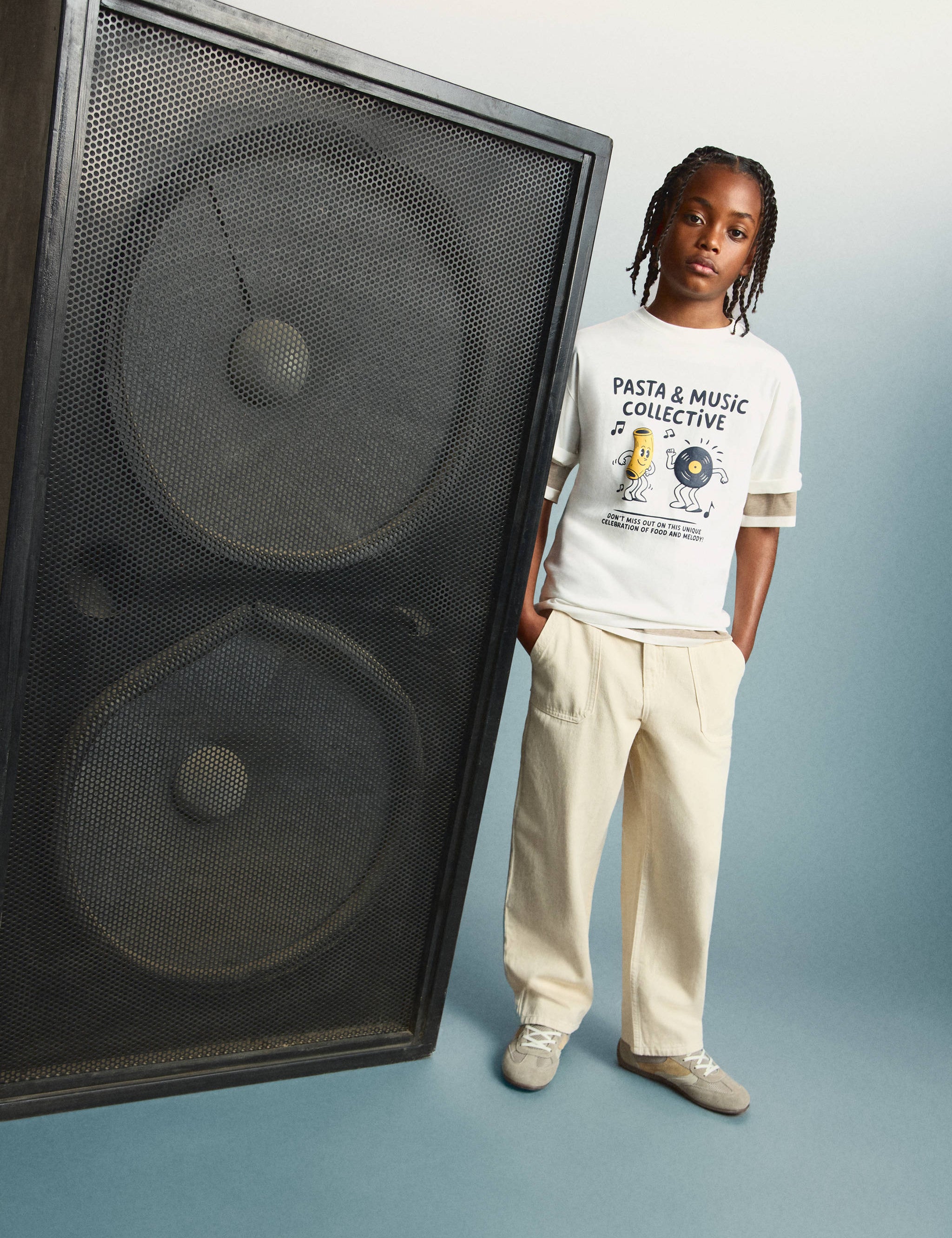 Mango t-shirt funplus in off white-001