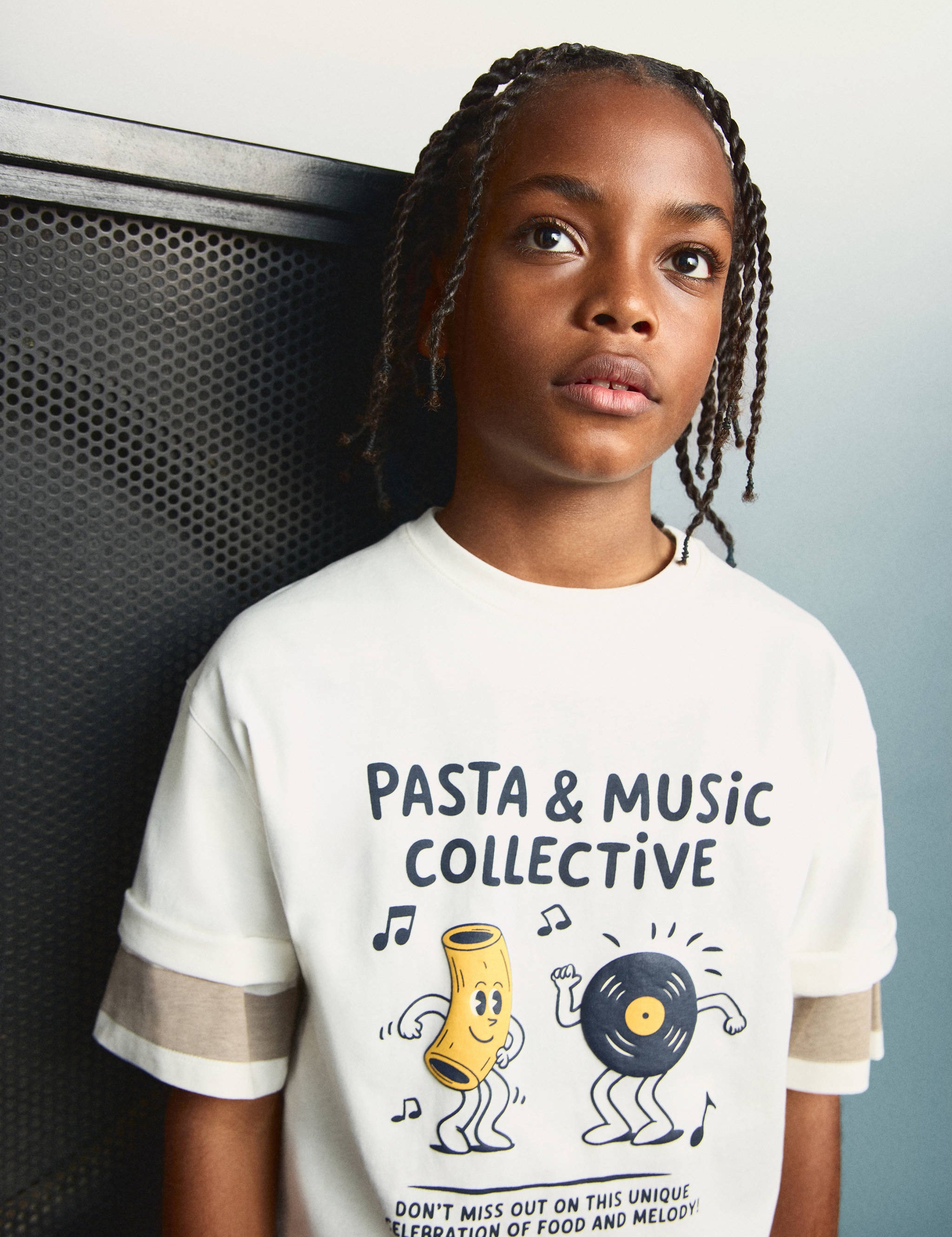 Mango t-shirt funplus in off white-004