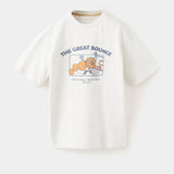 Mango t-shirt funplus in light vigore grey-021