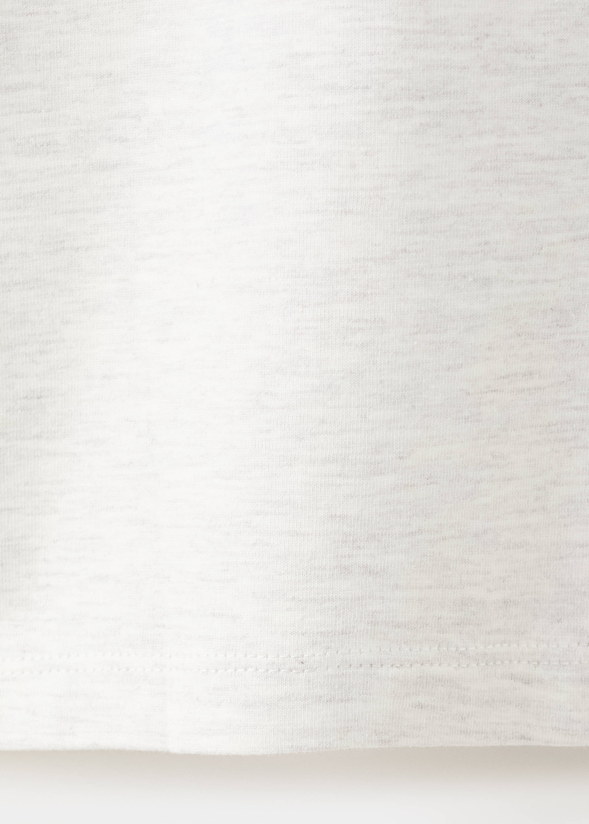 Mango t-shirt funplus in light vigore grey-030