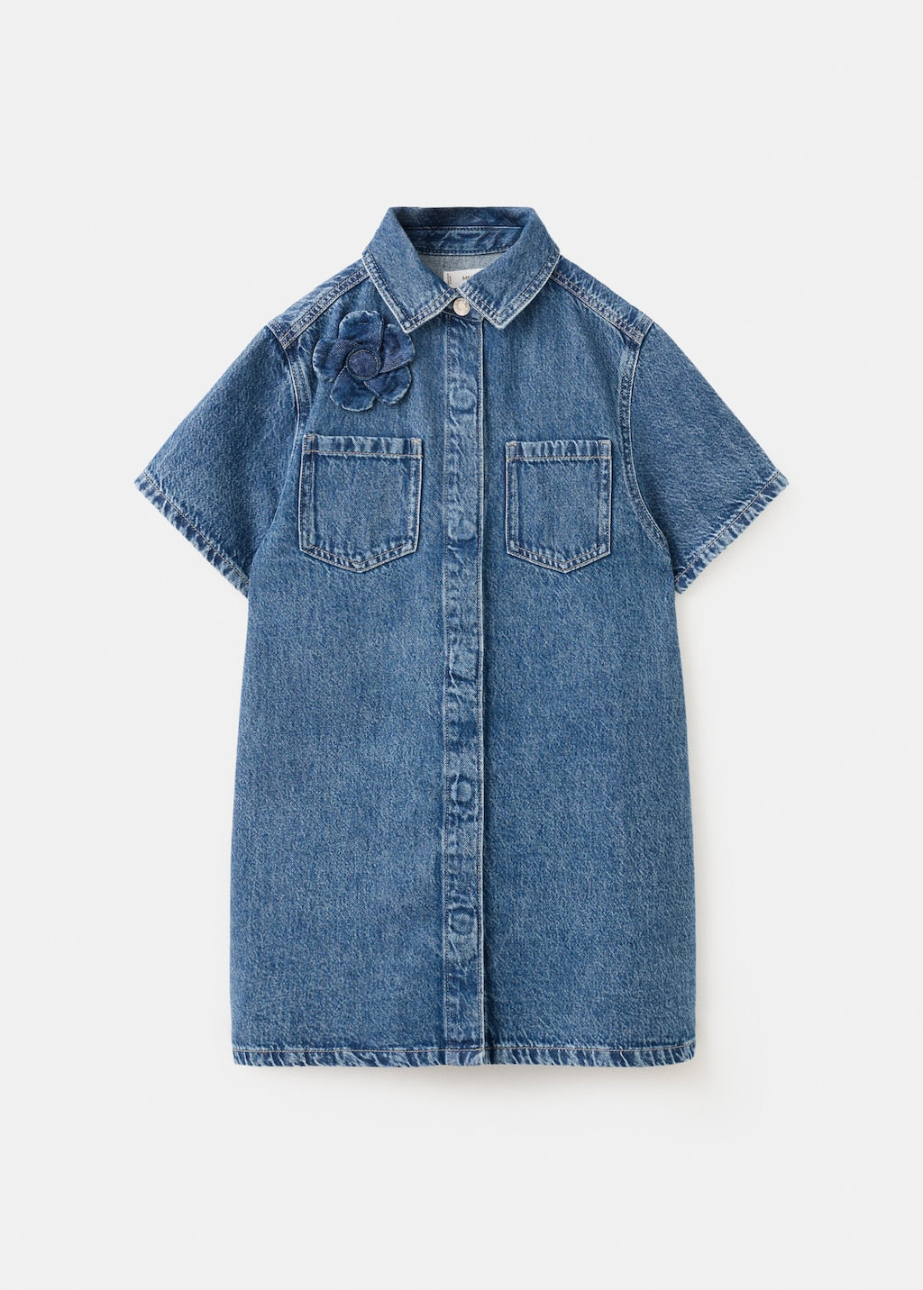 Mango dress rose in medium denim - Image 1