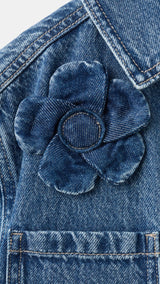 Mango dress rose in medium denim - Image 4