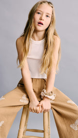 Mango trousers mika in mustard - Image 1