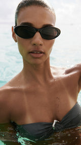 Mango bikini top kitts in grey - Image 4