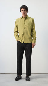 Mango shirt marga in olive-001