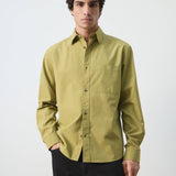 Mango shirt marga in olive-002