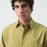 Mango shirt marga in olive-004