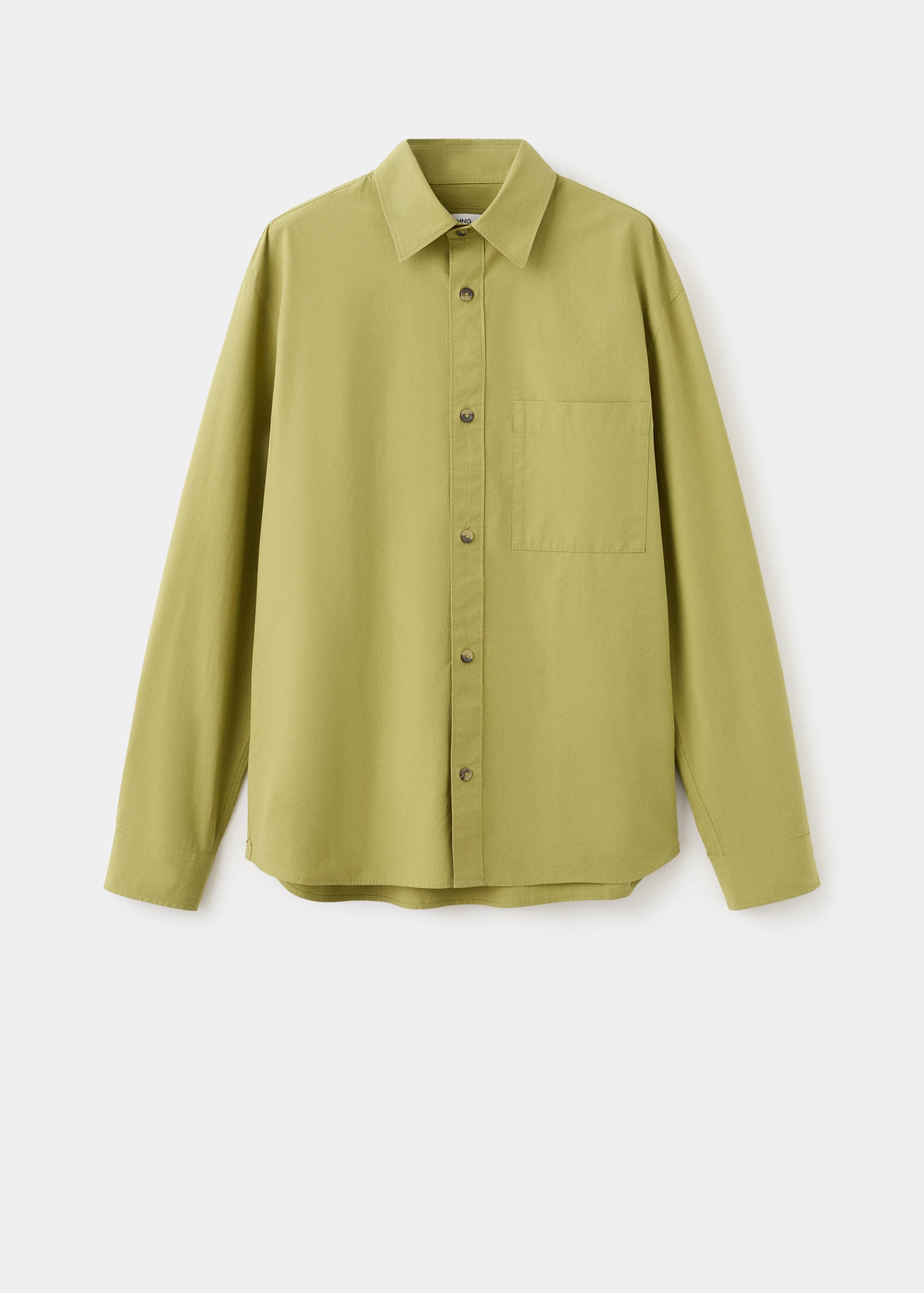 Mango shirt marga in olive-021