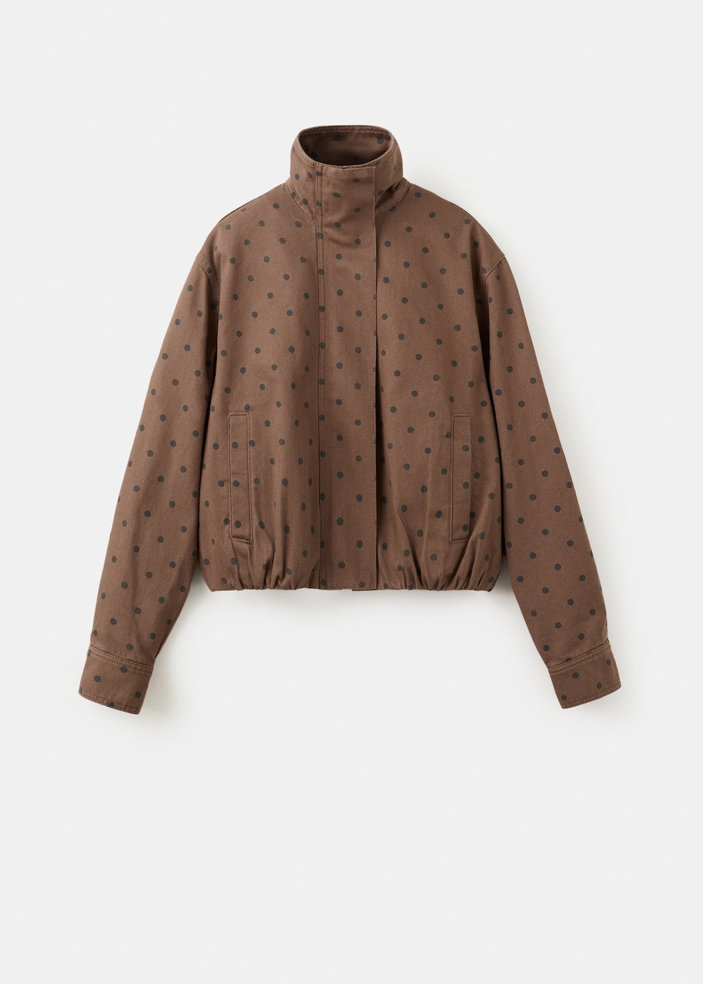 Mango jacket dots in chocolate - Image 2