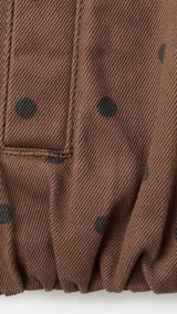 Mango jacket dots in chocolate - Image 3