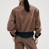 Mango jacket dots in chocolate - Image 7