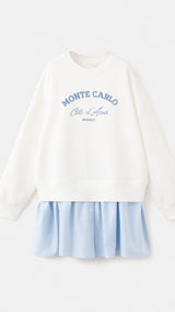 Mango dress monaco in off white - Image 1