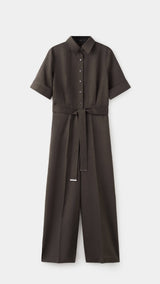 Mango jumpsuit tomy2 in brown