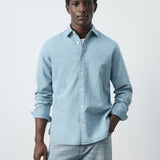 Mango shirt chali in light denim - Image 1