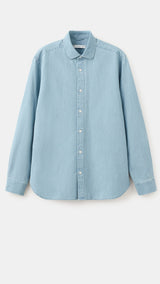 Mango shirt chali in light denim - Image 2