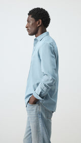 Mango shirt chali in light denim - Image 5