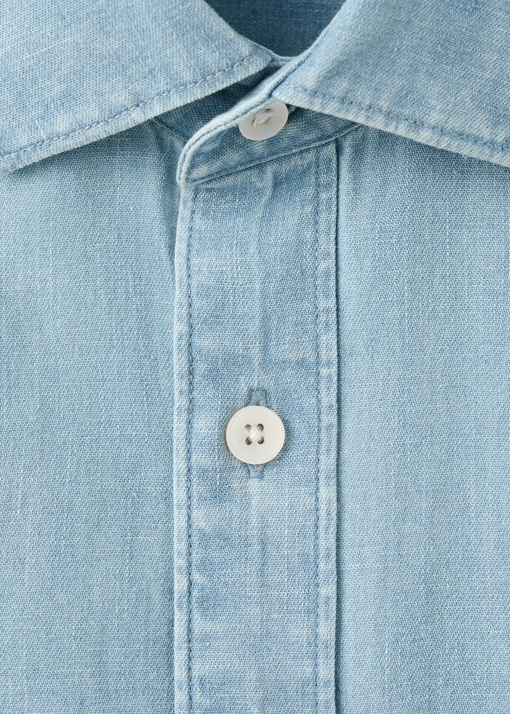 Mango shirt chali in light denim - Image 7