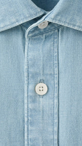 Mango shirt chali in light denim - Image 7