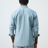 Mango shirt chali in light denim - Image 8