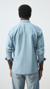 Mango shirt chali in light denim - Image 8