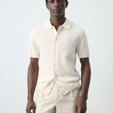 Mango shirt samos in off white - Image 1