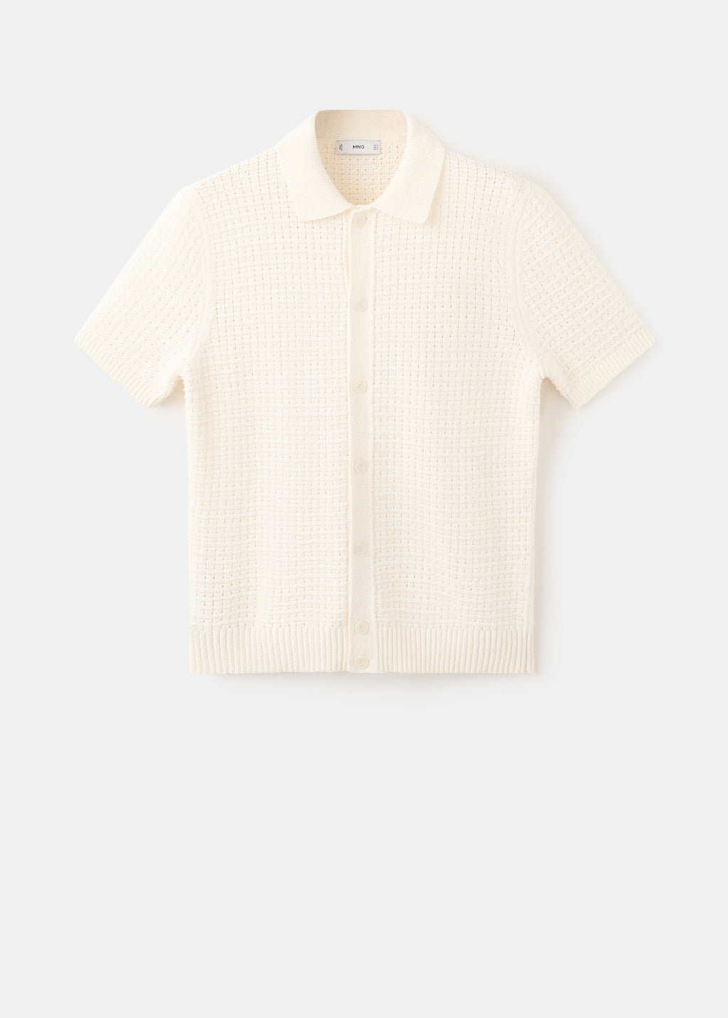 Mango shirt samos in off white - Image 2