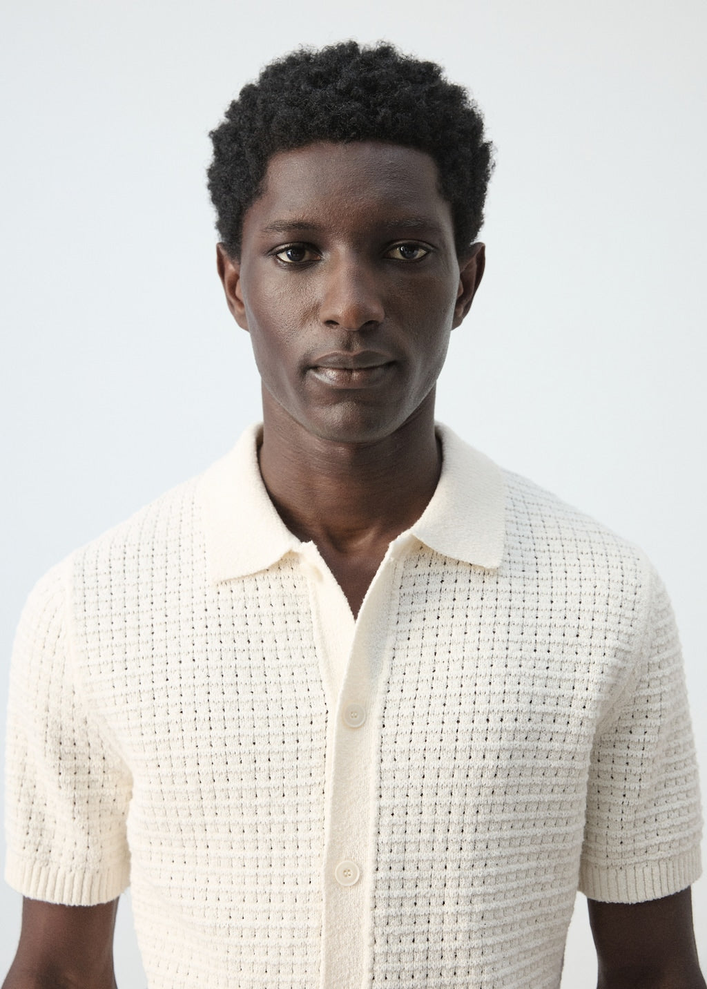 Mango shirt samos in off white - Image 4