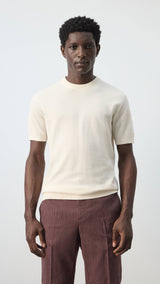 Mango t-shirt andrew in ivory-002