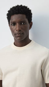 Mango t-shirt andrew in ivory-004