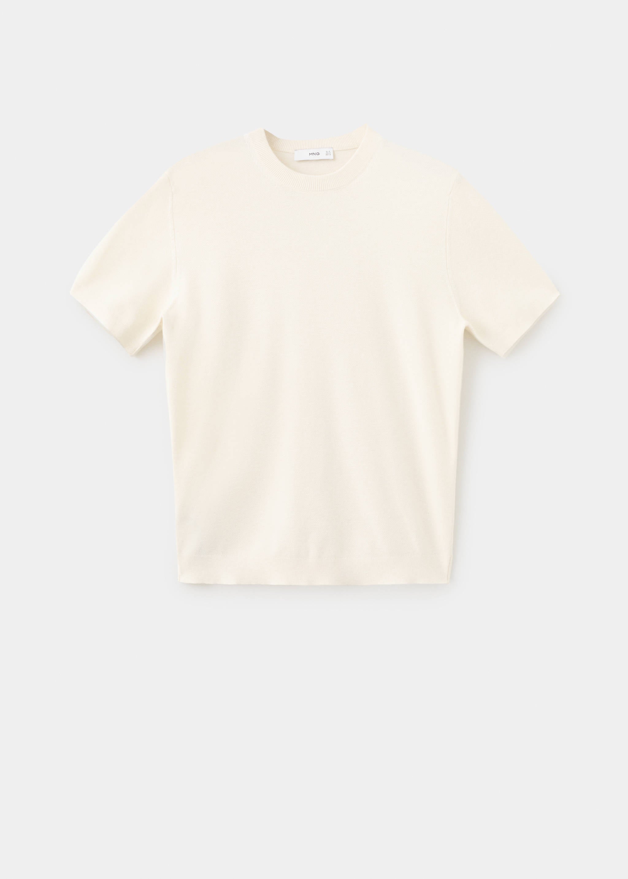 Mango t-shirt andrew in ivory-021
