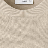 Mango t-shirt andrew in beige